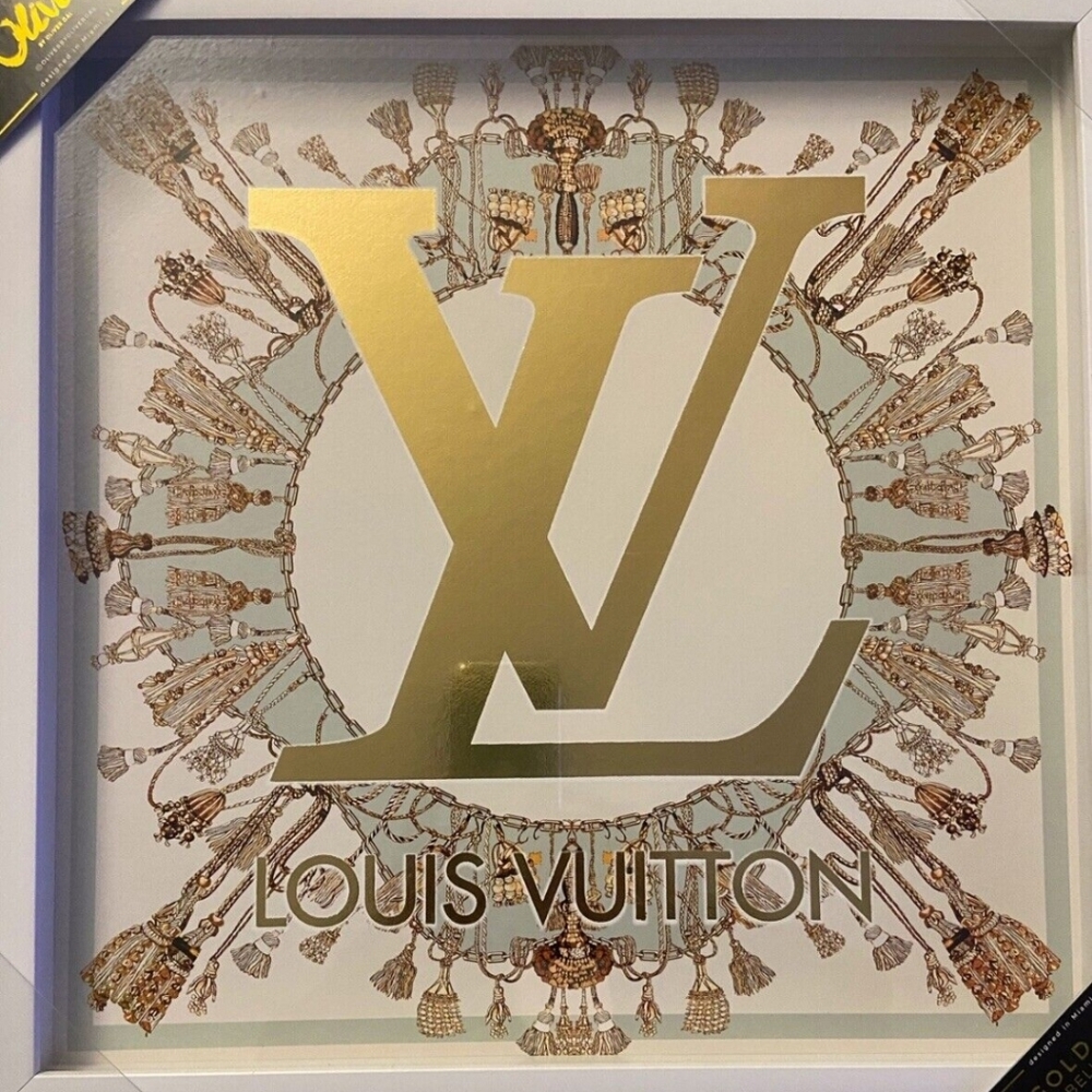 OLIVER GAL LOUIS VUITTON Glass ART FRAMED Shadowbox